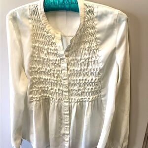 Chadwick’s long sleeve smocked blouse